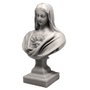 Imagem Busto Imaculado Coração de Maria em Mármore - 26 cm