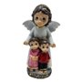 Imagem Infantil de Anjo da Guarda de Resina Nacional - 12,5 cm