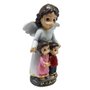 Imagem Infantil de Anjo da Guarda de Resina Nacional - 12,5 cm