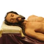 Imagem Jesus Cristo Morto na Esquife de Resina -140 cm