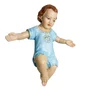 Imagem Menino Jesus de Resina Nacional com Veste Azul - 33 cm