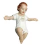 Imagem Menino Jesus de Resina Nacional com Veste Branca - 33cm