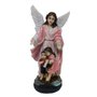 Imagem de Anjo da Guarda Rosa de Resina Nacional - 20 cm