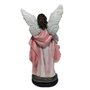 Imagem de Anjo da Guarda Rosa de Resina Nacional - 20 cm