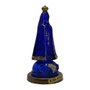 Imagem de Nossa Senhora Aparecida Azul em Acrílico com Base - 12 cm