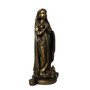 Imagem Nossa Senhora Aparecida Fac-Símile em Mármore Com Pintura em Bronze - 29 cm