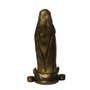 Imagem Nossa Senhora Aparecida Fac-Símile em Mármore Com Pintura em Bronze - 29 cm