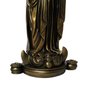 Imagem Nossa Senhora Aparecida Fac-Símile em Mármore Com Pintura em Bronze - 29 cm