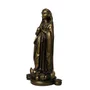 Imagem Nossa Senhora Aparecida Fac-Símile em Mármore Com Pintura em Bronze - 29 cm