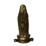 Imagem Nossa Senhora Aparecida Fac-Símile em Mármore Com Pintura em Bronze - 29 cm