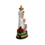 Imagem Nossa Senhora de Fatima com Pastores Infantil Resina Nacional - 9 cm 