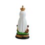 Imagem Nossa Senhora de Fatima com Pastores Infantil Resina Nacional - 9 cm 