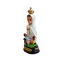 Imagem Nossa Senhora de Fatima com Pastores Infantil Resina Nacional - 9 cm 