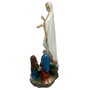 Imagem Nossa Senhora de Fátima e Pastores de Resina Nacional - 30cm