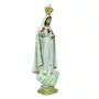 Imagem Nossa Senhora do Imaculado Coração de Fátima Resina Nacional com Coroa - 30 cm