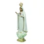 Imagem Nossa Senhora do Imaculado Coração de Fátima Resina Nacional com Coroa - 30 cm