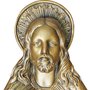 Imagem para Parede Sagrado Coração de Jesus em Mármore com Pintura em Bronze - 26 cm