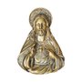 Imagem para Parede Sagrado Coração de Jesus em Mármore com Pintura em Bronze - 26 cm