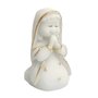 Imagem Sagrada Família Mini Presépio em Mármore Detalhe Dourado - 8 cm
