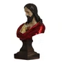 Imagem Sagrado Coração de Jesus Busto de Resina Nacional - 25 cm