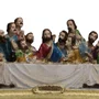 Imagem Santa Ceia de Resina Nacional - 9 cm x 17 cm