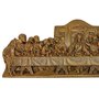Imagem Santa Ceia em Mármore com Pintura em Bronze - 78 cm x 30 cm