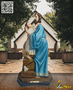 Imagem de São José Afetuoso com Jesus de Resina Nacional - 29 cm