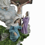 Imagem Vida de Jesus de Resina Nacional Com Led- 39 cm