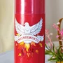 Kit 7 Dons do Espírito Santo 7 Velas Pentecostes Vermelhas Adesivo