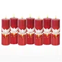 Kit 7 Dons do Espírito Santo 7 Velas Vermelhas Adesivo