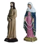 Kit Imagem de Nossa Senhora Das Lágrimas + Jesus Manietado 40cm