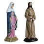 Kit Imagem de Nossa Senhora Das Lágrimas + Jesus Manietado 40cm