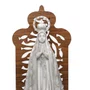 Kit Imagem Mármore de Nossa Senhora Aparecida Oratório Mesa - 20 cm