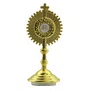 Kit Ostensório + Mini Imagem de Nossa Senhora Aparecida Plástico