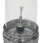 Lamparina de Mesa Oval Prata 17 cm
