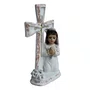 Lembrança 1° Eucaristia de Resina Menina - 9 cm