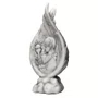 Lembrança Primeira Eucaristia Menina em Mármore - 14 cm x 7,5 cm