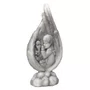 Lembrança Primeira Eucaristia Menina em Mármore - 14 cm x 7,5 cm