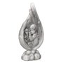Lembrança Primeira Eucaristia Menina em Mármore - 14 cm x 7,5 cm