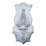 Porta Água Benta de Nossa Senhora Aparecida em Mármore - 39 cm x 20