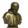 Imagem de Santo Afonso Busto Pintura Bronze - 18 cm
