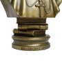 Imagem de Santo Afonso Busto Pintura Bronze de Mármore - 29 cm