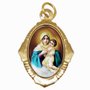 Medalha Chapa Resinada da Mãe Rainha - Contém 100 Unidades