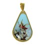 20 unid - Medalha Gota de Arcanjo São Miguel Frente e Verso
