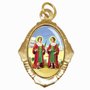 100 Unidades - Medalha Chapa São Cosme e Damião