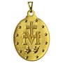 Medalha de Nossa Senhora Das Graças Dourada e Resinada GG