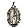 Medalha de Nossa Senhora das Lágrimas e Jesus Manietado Níquel G
