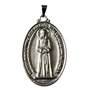 Medalha de Nossa Senhora das Lágrimas e Jesus Manietado Níquel G