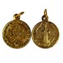 Medalha Dourada de São Bento - 20 Unidades - 1,8 cm