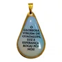 20 unid - Medalha Gota de Nossa Senhora Guadalupe Frente e Verso